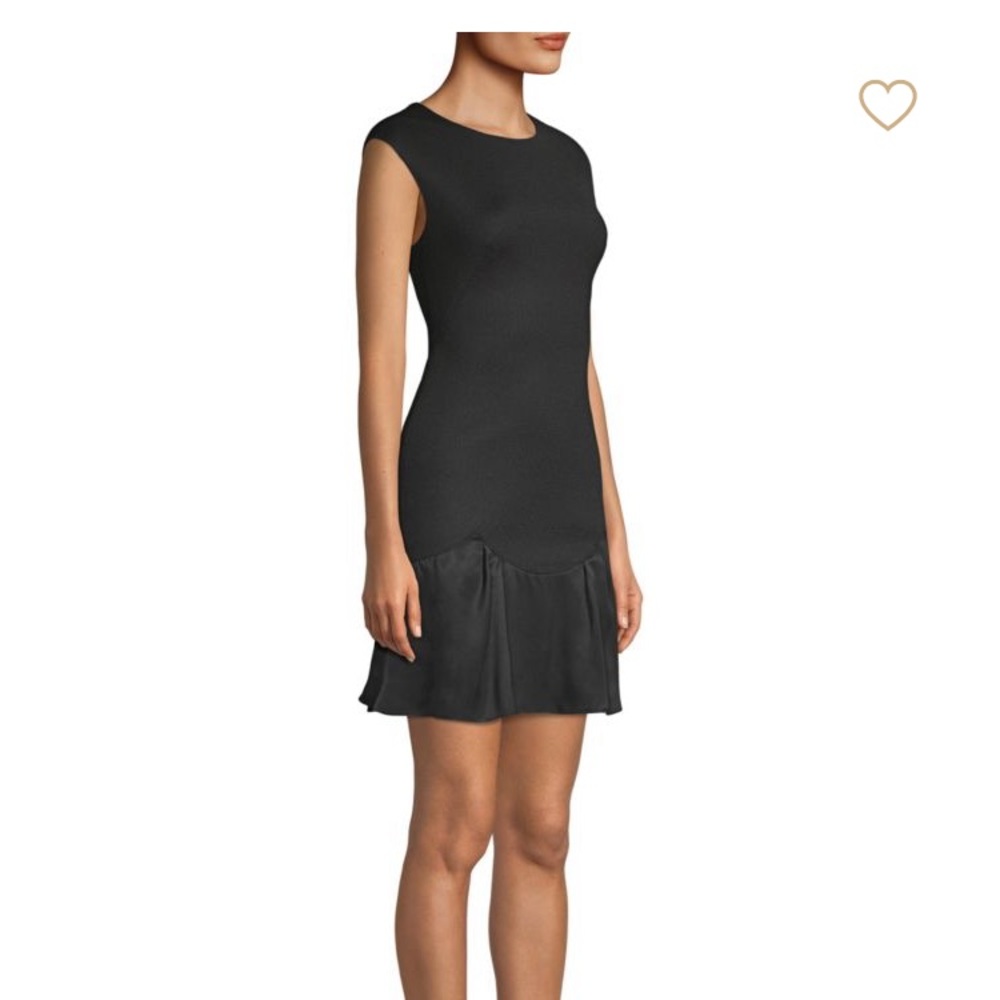 NEW Rebecca Taylor black knee-length dress.